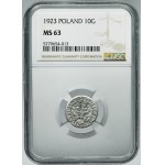 10 pennies 1923 - NGC MS63