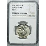 Piłsudski, 5 złotych 1936 - NGC MS64