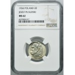 Piłsudski, 2 złote 1934 - NGC MS62