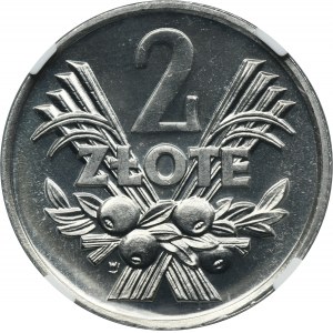 2 złote 1970 Jagody - NGC MS64 PROOF LIKE - jak lustrzanka