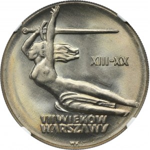 10 zloty 1965 VII Centuries of Warsaw, Nike - NGC MS67 - OKAZOWA