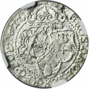 Zygmunt III Waza, Szóstak Kraków 1627 - NGC MS62