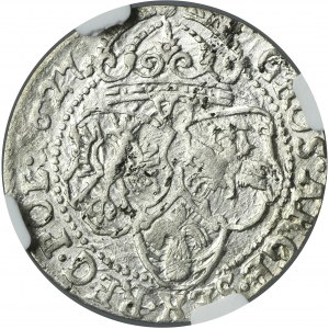 Sigismund III Vasa, 6 Groschen Krakau 1627 - NGC MS62