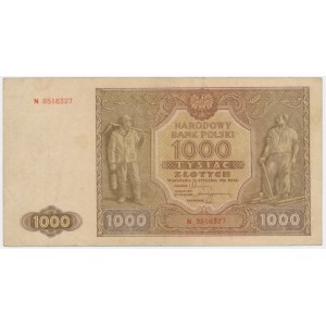 1,000 zloty 1946 - N -.