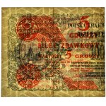 5 halierov 1924 - ľavá polovica -