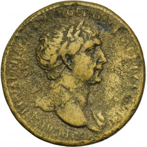 Roman Imperial, Trajan, Sestertius - RARE