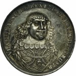 Ladislaus IV Vasa, Wedding Medal with Marie Louise Gonzaga 1646 - RARE