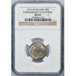 Księstwo Warszawskie, 10 groszy Warszawa 1813 IB - NGC MS64 - ex. Karolkiewicz