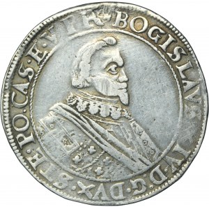 Pomerania, Duchy of Stettin, Bogislaw XIV, Thaler Stettin 1632 - VERY RARE, overstruck date