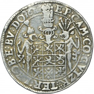 Pomerania, Duchy of Stettin, Bogislaw XIV, Thaler Stettin 1632 - VERY RARE, overstruck date