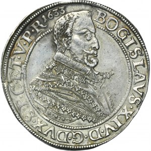 Pomorze, Księstwo Szczecińskie, Bogusław XIV, Talar Szczecin 1633