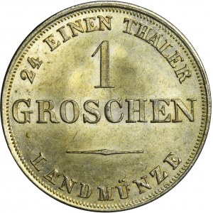 Germany, Duchy of Sachsen-Coburg and Gotha, Ernst I, 1 Groschen Gotha 1837