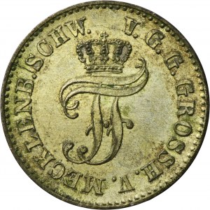Allemagne, Grand-Duché de Mecklembourg-Schwerin, Friedrich Franz II, 1/48 Thaler Berlin 1864 A
