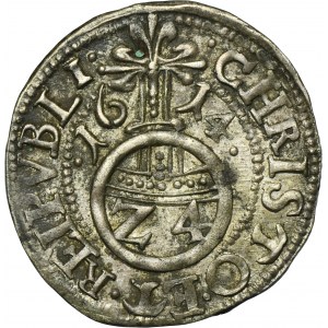 Western Pomerania, Duchy of Stettin, Philip II, 1/24 Thaler Stettin 1614