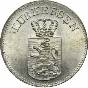 Germany, Electorate of Hesse, Wilhelm II, 6 Kreuzer Kassel 1833