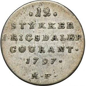 Denmark, Christian VII, 1/15 Speciedaler Altona 1797 MF