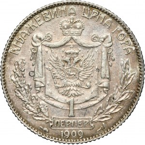 Monténégro, Nicolas Ier, 1 Perper Paris 1909