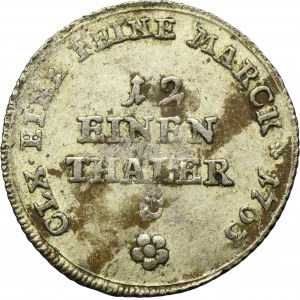 Germany, County of Stolberg-Stolberg, Friedrich Botho and Karl Ludwig, 1/12 Thaler 1763