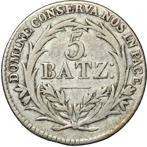 Switzerland, Canton of Lucerne, 5 Batzen 1816