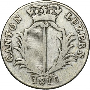 Switzerland, Canton of Lucerne, 5 Batzen 1816