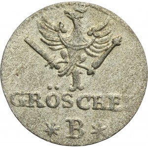 Silesia, Prussian rule, Friedrich II, 1 Gröschel Breslau 1753 B