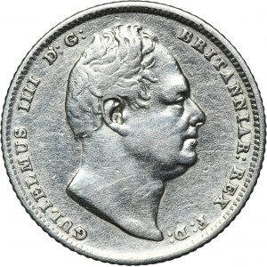 Great Britain, William IV, 6 Pence London 1835