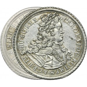 Silesia, Habsburg rule, Karol VI, Thaler Breslau 1714