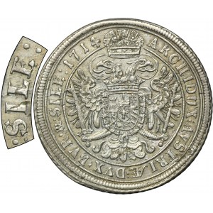 Silesia, Habsburg rule, Karol VI, Thaler Breslau 1714