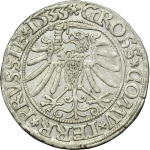 Sigismund I the Old, Groschen Thorn 1533 - PRVSS / PRVSSIE