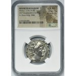 Grecja, Seleucydzi, Filip I Filadelfos, Tetradrachma - NGC Ch AU