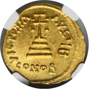 Cesarstwo Bizantyjskie, Konstans II, Solidus - NGC MS