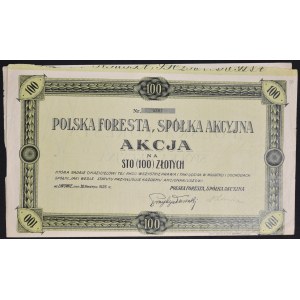 Polska Foresta S.A., 100 zł 1925