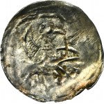 Boleslaw IV the Curly, Denarius undated - Eagle - RARE