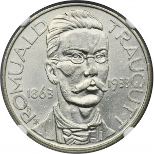 Traugutt, 10 złotych 1933 - NGC UNC DETAILS