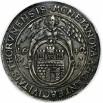 Ladislav IV Vasa, Thaler Toruń 1642 MS - NGC AU53 - VEĽMI ZRADKÝ