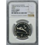 SAMPLE OF NICHOLS, 200 gold 1980 Lake Placid - NGC PF66 CAMEO