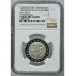 PRÓBA NIKIEL, 200 złotych 1986 Ochrona Środowiska Głowa Sowy - NGC PF68 ULTRA CAMEO