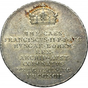 Austria, Franz II, Coronation token Prague 1792