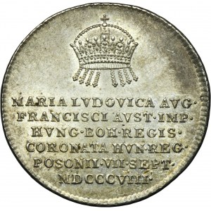 Austria, Franz II, Coronation token of Marie Louise 1808