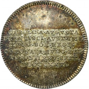 Austria, Franz II, Coronation token of Caroline Augusta 1825