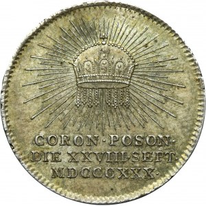 Austria, Franz II, Coronation token Pressburg 1830