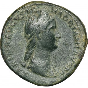 Roman Imperial, Sabina, Sestertius