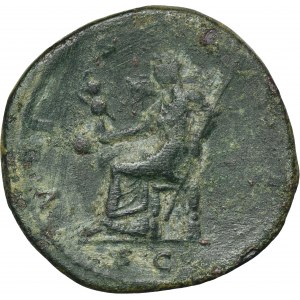 Roman Imperial, Sabina, Sestertius