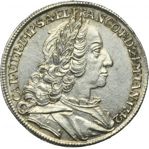 Niemcy, Miasto Frankfurt, Karol VII, Dukata w srebrze 1742