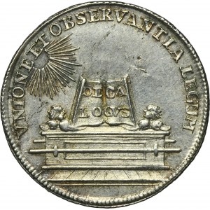 Germany, City of Frankfurt, Karl VII, Ducat in silver 1742