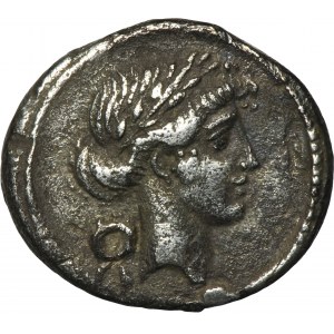 Roman Republic, Q. Pomponius Musa, Denarius