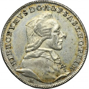 Austria, Bishopric of Salzburg, Hieronymus von Colloredo, 10 Kreuzer 1782