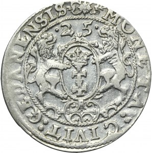 Sigismund III Vasa, 1/4 Thaler Danzig 1625 - P: