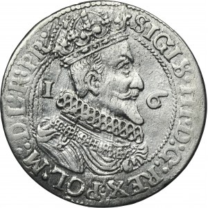 Sigismund III Vasa, 1/4 Thaler Danzig 1624/3 - PR•