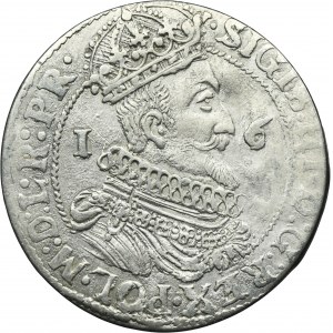 Sigismund III Vasa, 1/4 Thaler Danzig 1624/3 - PR•